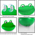 Frog Habitat with Suction Cup, 2 Pcs Cute Fish Tank Accessories Frog Dish Holder Frog Decor Frog Terrarium Decor for Tree Frog Toad Tadpole, Plast...