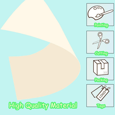 Cream Card Stock Craft Paper, 230gsm Cream Paper for Cricut Machine, Invitations Print, Card Making, Scrapbook and DIY Crafts...