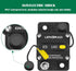LENKRAD 140 Amp Marine Circuit Breaker Resettable 140A with Manual Reset Switch Button for Boat, Trolling, RV, Yacht, 12V - 48V DC, Waterproof, Su...