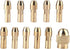 11pcs 4-jaw Copper Drill Chuck Collet Set for Mini Electric Grinder Rotate Tool 0.5-3.2mm Rotating Tool Accessories with Collet Cap...