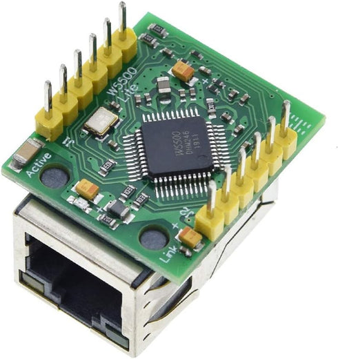 HiLetgo W5500 SPI to LAN Ethernet Network Module TCP IP STM32 Interface 3.3V 5V for Arduino WIZ820io RC5...