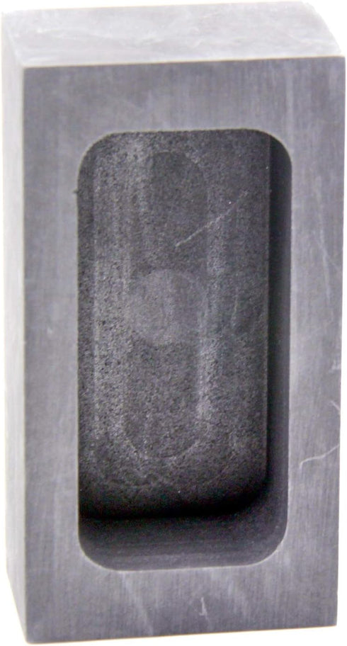 Graphite Ingot Mold, High Purity Refining Graphite, Melting Casting Mould for Gold Silver Aluminum Copper Brass Zinc Plumbum and Alloy Metals (3.3...