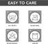 Easy-Going 100% Dual Waterproof Stretch Ottoman Cover Rectangle Folding Storage Stool Furniture Protector Soft Slipcover for Living Room with Elas...