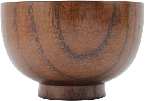 Solid Wood Bowl Acacia Wave Serving Bowl Handmade Storage Natural Root Wood Crafts Bowl Food Container Tableware for Fruits Salads Noodles Rice Di...
