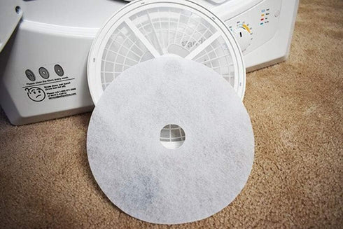 25 Pieces Compatible Cloth Dryer Exhaust Filter Set Replacement for Panda/Magic Chef/Sonya/Avant