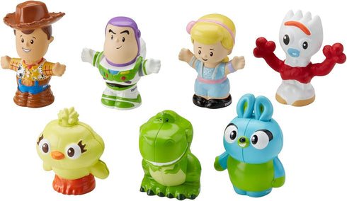Fisher-Price Little People Toddler Toy Disney Toy Story 7 Friends Figure Set with Woody & Buzz Lightyear for Pretend Play Ages 18+ Months (Amazon ...