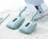 2Pcs Carpet Brush Handheld Carpet Table Sweeper Triple Brush Head Carpet Table Brush Pet Hair Cleaning Brush Collector Brush (Blue+Pink)...