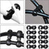 10 Pcs Bike Cable Clasps Bicycle Rotatable S-Hook Clips for Brake Cable MTB Bike Road Bicycle...