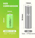 NiMH 2/3AA Rechargeable Battery 1.2V 650mAh Button Top Batteries for Garden Solar Light Pathway Lights(Not AA and AAA Battery) (8 Count (Pack of 1...