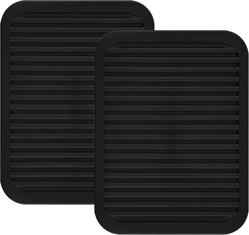 Smithcraft Silicone Trivets Mats for Hot Dishes and Hot Pots, Hot Pads for Countertops, Tables, Pot Holders, Spoon Rest Small Drying Mats Set of 2...