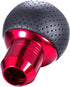 Arenbel 5 Speed Leather Car Shifter Handle Manual Gear Stick Shift Lever Knobs Replacement Fit Most MT Trucks Vehicles, Red...