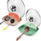 Spoon and Lid Rest - 2 Packs Spoon Rest with Lid Holder, Neat & Drip-Free Spoon Rest for Countertop Stove Top, Heat-Resistant Utensil Rest for Spo...