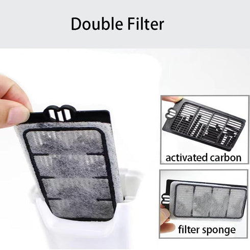 Aquarium Filter Fish Tank Filter for Turtle Tanks, Reptiles, Amphibians, Frog, Cichlids, Newt or Fish Tank Waterfall Flow Water Clean Pump (Cartri...