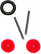 2 Pieces Metal Vintage Domestic Home Singer Sewing Machine Spool Pins + Bobbin Winder Tire + Red Felt Pad Thread Holder Domestic Home Sewing Machi...