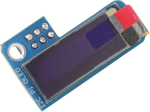 PiOLED 0.91inch OLED Screen Display Module I2C 128X32 Blue for 4B/3B/3B+/2B/B/Zero(Blue)...