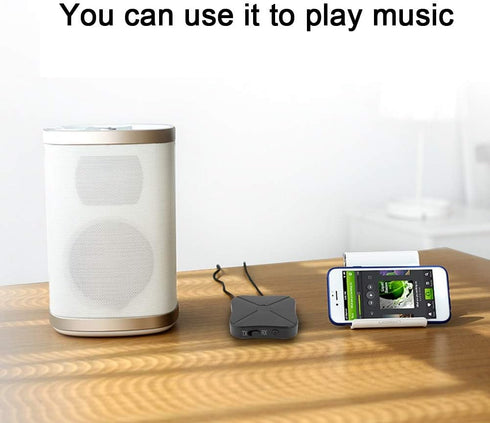 Bluetooth Transmitter Receiver,ASHATA KN319 Wireless Bluetooth 4.2 Stereo Audio Receiver Adapter,Bluetooth Adapter for Car Home Speaker...