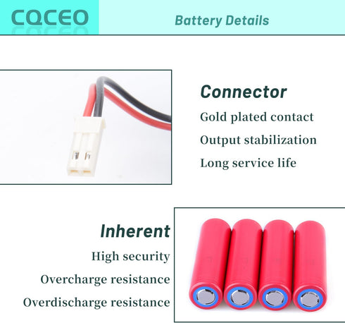 Replacement Battery for ILIFE V3s Pro V5s Pro V50 V8s X750 Vacuum Cleaner 14.4V/3400mah...