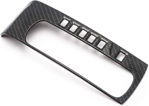 Xotic Tech Gear Shift Panel Frame Cover Trim Carbon Fiber Pattern, Compatible with Honda Civic 10th Gen 2016 2017 2018 2019 2020 2021 (Automatic T...