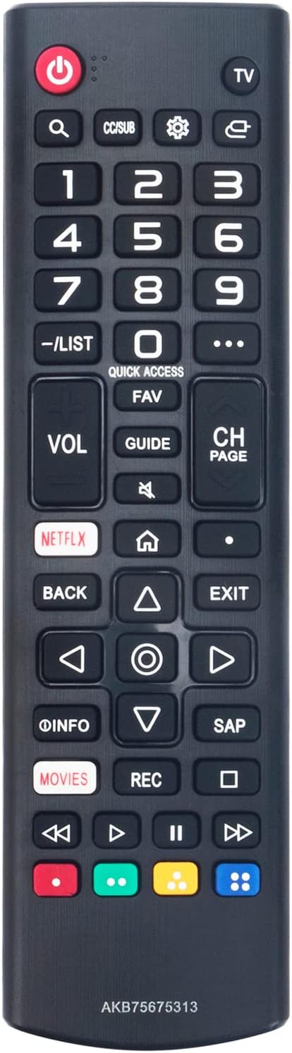 AKB75675313 Replacement Remote Control fit for LG TV 70UM7370PUA 60UM6900PUA 43UM6900PUA 70UM7350PUA 70UM6970PUA 86UM8070PUA 82UM8070PUA 49UM6900P...