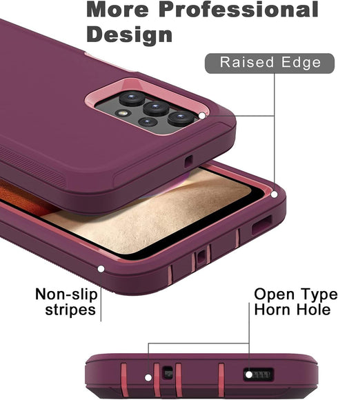 for Samsung Galaxy A32 5G Case,Shockproof Dustproof Case for iPhone Samsung Galaxy A32 5G (Purple)...