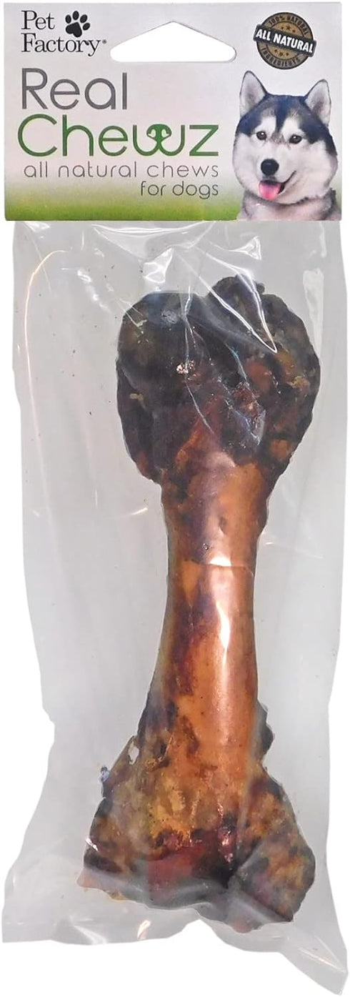 Pet Factory Real Chewz 6-8" Pork Femur Bone Dog Chew Treat, 100% All-Natural - 1 Count/1 Pack...