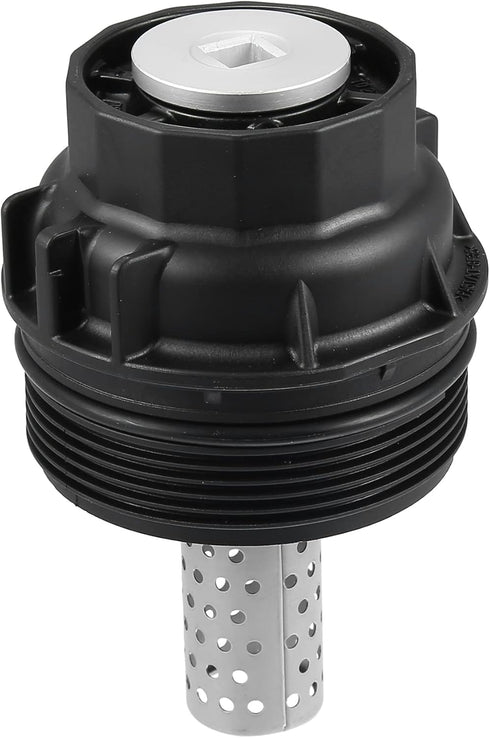 X AUTOHAUX Car Oil Filter Housing Cap Assembly Part Replace 15620-0S010 for Toyota Land Cruiser Sequoia Tundra 2007-2020...