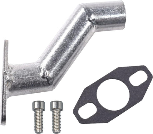 UAUS 32-40mm Silver Short Offset Intake Manifold Carburetor W/Gasket For 49cc 60cc 66cc 80cc Motorized Bicycle Bike...