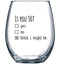 1990 30th Birthday Gift for Women and Men Wine Glass - Funny Is You 30 Gift Idea for Mom Dad Husband Wife – 30 Year Old Party Supplies Decorations...