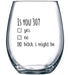 1990 30th Birthday Gift for Women and Men Wine Glass - Funny Is You 30 Gift Idea for Mom Dad Husband Wife – 30 Year Old Party Supplies Decorations...