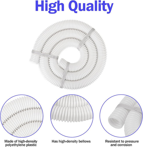 Pool Cleaner Hose 9-100-3102 6-Ft Replacement Polaris 360 Hose Pool Cleaner Pressure-side Cleaner 1-1/2" Diameter...