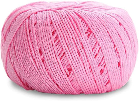 Circulo Amigurumi Yarn, 100% Mercerized Brazilian Virgin Cotton - Cotton Yarn for Crocheting and Knitting, Soft Yarn, Pink Yarn Art - Sport Weight...