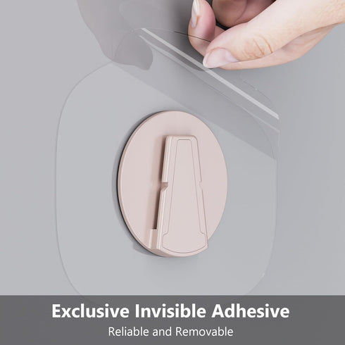 MiiKARE Shower/Mirror/Wall Phone Holder, Shower Phone Mount with 360 Degree Rotating, Universal Bathroom Accessories Phone Clamp for All Phones, W...