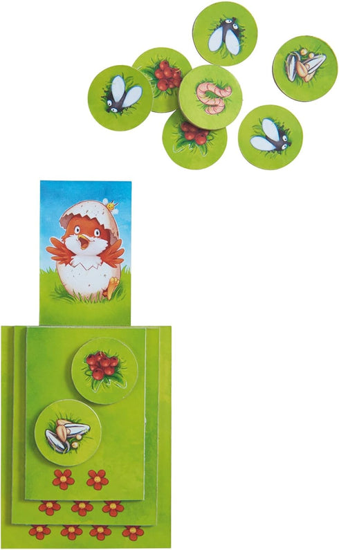 HABA Little Bird, Big Hunger - A Cheerfully Cheeky Collecting Game for Ages 3 and Up (Made in Germany)...