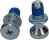 Supplying Demand DA61-03734A DA61-11161A 2 Pack Refrigerator Door Handle Mounting Stud Screw Replacement Model Specific Not Universal