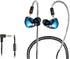 in-Ear Monitors, Wired Earbuds with Tesla Technology Headphone MMCX Detachable Cables,Noise-Isolating in Ear Earbuds for Musicians Drummer HiFi St...