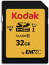 KODAK Premium Memory Card 32GB, 85MBs Read Speed, 25MBs Write Speed, Compatible with SDHC and SDXC standart - EKMSD32GHC10K...