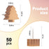 50 Pack Decorative Push Pins,Wooden Push Pins,Cute Push Pins,Push Pins for Cork Board,Thumb Tacks for Cork Board,Christmas Tree...