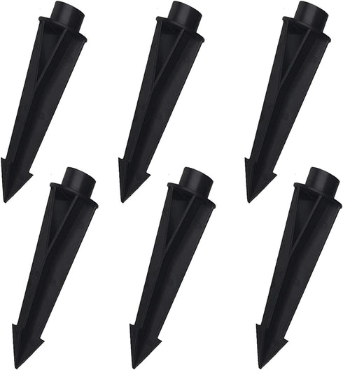 Cheopha Ground Stake 1/2 NPT Female Thread (0.84'' Hole Diameters) Heavy Duty ABS Stake 8 1/4" Length Corrosion Resistant Spike for Outdoor Landsc...