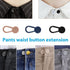 12Pcs Button Extenders for Women and Men's Pants,Skirts Etc Pants Button Extender,Extension Waist 1/1.4 Inche...