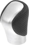 Automatic Manual Gear Shifter Knob for Lexus ES350 | Gearbox Stick Shifter Lever Knob Black Silver Tone Plastic and Punched Faux Leather 1 Pcs...