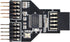 xiwai Motherboard 9pin USB 2.0 Header 1 to 2 Female Extension HUB Connector Adapter Port Multilier...