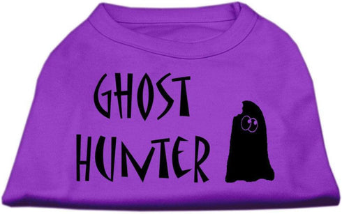 Halloween Pet Dog & Cat Shirt Screen Printed, Ghost Hunter Red 2XL (20-25 lbs.)...