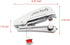 Portable Manual Sewing Machine Set 25x15.5x3.5cm Hand Sewing Machine for Clothing, Silk, Hem, Curtain, Fabric......