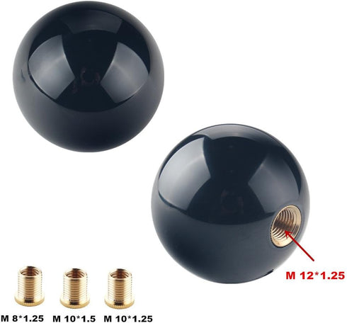 DEWHEL Universal 2 1/4" Round JDM 4 5 6 Speed Manual Gear Short Throw shifterLever Shift knob Shaped for Honda Acura Mazda Mitsubishi Nissan Infin...