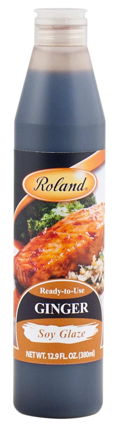 Roland Foods Ginger Soy Glaze, Specialty Imported Food, 12.88-Ounce Bottle...