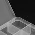 Jewelry Box, 10 Grid Transparent Plastic Organizer Box with Adjustable Dividers, Jewelry Storage Containers for Little Jewelry Small Item...