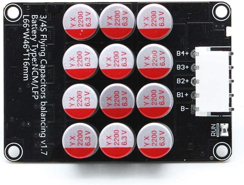 3S 4S 12V 5A Battery Active Equalizer BMS Balancer Lipo Li-ion LFP LiFePO4 Lithium Battery Balance Active Energy Transfer Equalization Module Fast...