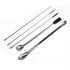 1 Set Stainless Steel Micro Lab Sampling Scoop Spatulas Combination Reagent Spoon Laboratory Supplies (Pack of 5)...