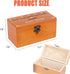 Wooden Penny Game, Coin Drop Game, Penny Coin Game Contains 50 Coins, Wooden Game Box and 1 Dice, a Fun Board Game to Interact with Family and Fri...