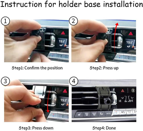 Car Phone Holder for BMW X5 2019-2023?X6 2020-2023?X7 2019-2022 SUV sDrive40i xDrive40i 50i M50i G05 G07 Auto Accessories Navigation Bracket Inter...